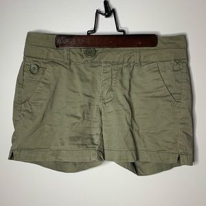Olive green khaki shorts